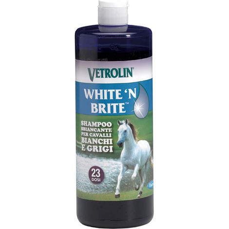 VETROLIN WHITE'N BRITE Whitening Concentrated Whitening Horse Shampoo 946 ml