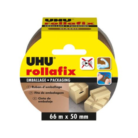 Adhésif Rollafix Emballage 66mx50mm Marron - Uhu (1/5)