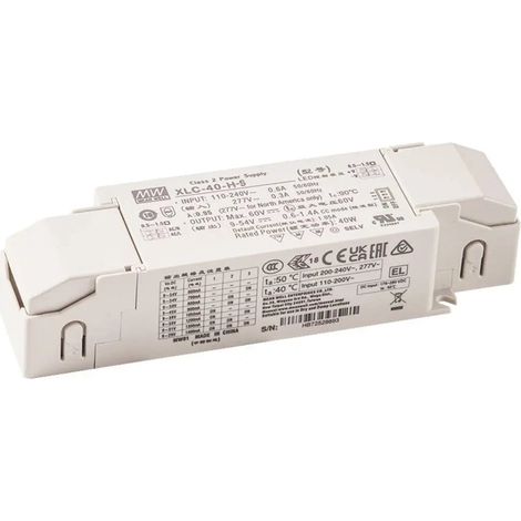 [NEUWERTIG] B-Ware Mean Well Led Treiber Stromversorgung Beleuchtung Xlc 40 Dali Push Dimm 40 W