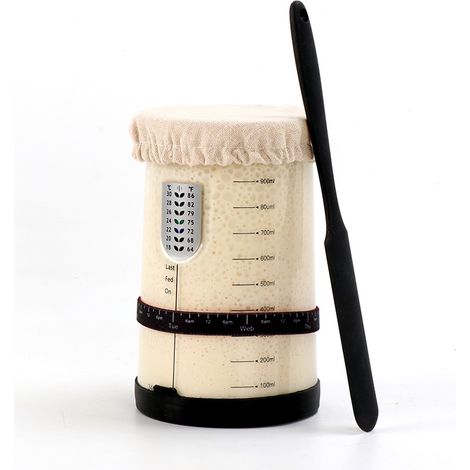 Bocal fermentation verre ouverture large 1000 ml (1/4)