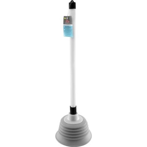 Déboucheur Lauxa Home 15 x 49 cm, ergonomique, aspiration puissante, idéal pour lavabos et toilettes