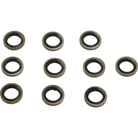 20 Joints Rondelles d'étanchéité 10 mm Boulon Banjo 4934278 Caoutchouc Système Carburant Diesel Joints de Remplacement pour Cummins (1/5)