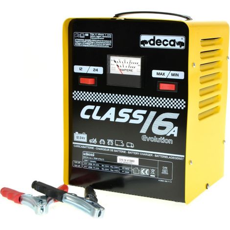 Deca Class 16a Chargeur De Batteries - Pour Motocycle Et Voiture 12/24 V - Pb Chargeur De Batteries Humides