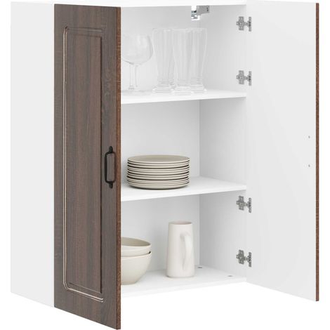 Maison Exclusive - Panneau de lave-vaisselle Kalmar Chêne brun 80 x 31 x 100 cm (1/5)