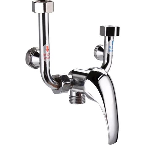 Raccord Adaptateur Robinet Alliage Type Coudes En U Chauffe-Eau Électrique Robinet Douche Entrée Tuyau Universel 1 Pièce (1/5)