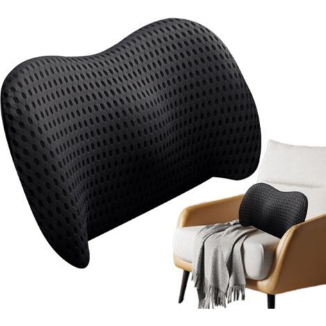 Cuscino ergonomico di supporto lombare – Cuscino ortopedico per il sostegno dorsale in schiuma viscoelastica – Per sedia da ufficio, auto e casa – Traspirante e lavabile (1/4)