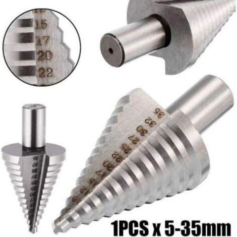 13-step 5mm-35mm HSS Step Drill Bit 4241 Step Drill Bit Titanium Hole ...