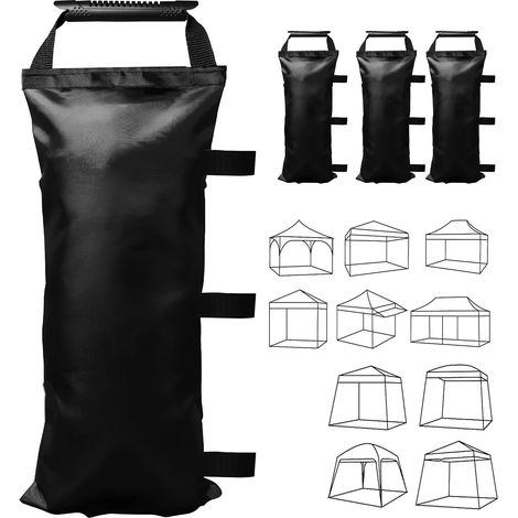 4er-Packung 112-Pfund-Sonnenschutz, Sandsäcke, Markisengewichte, Gewichtssack, Außenzelt, Werbezelt, Sonnenschutz, winddichter Sandsack (1/5)