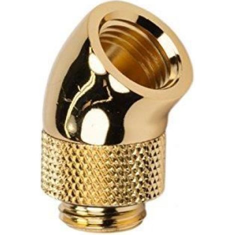 Adaptateur - Barrow - 45 Degrés - G1/4 Pouces AG sur G1/4 Pouces IG - Rotatif - Or (1/3)