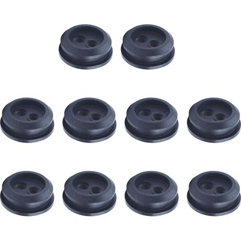 2 Hole Fuel Tank Grommets Kit 10Pcs Fit Homelite 560878001 560878002 51944 51945 51954 51955 51974 51975 Gas Trimmer (1/5)
