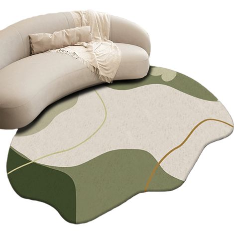 Tapis de salon imitation cachemire, couverture de chevet pour chambre à coucher, plaid de canapé aux couleurs dégradées, tapis de sol pour table basse (1/5)
