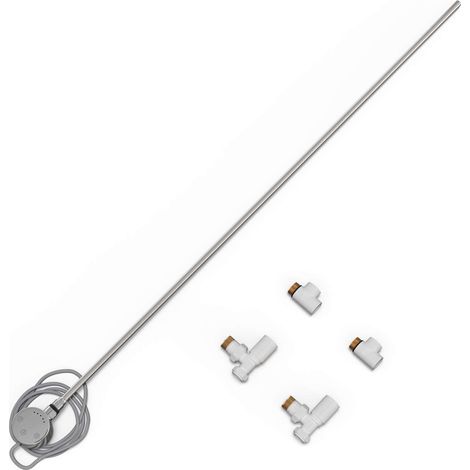 Talus - Dual Fuel Towel Rail Kit 1000w Touch Thermostatic White (1/2)