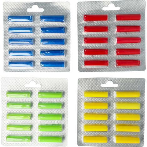 100x Bâtonnets parfumés pour aspirateur par ex. compatible avec AEG, Miele, Vorwerk, Bosch - Désodorisant forêt, rose, océan/marin, citron (1/5)
