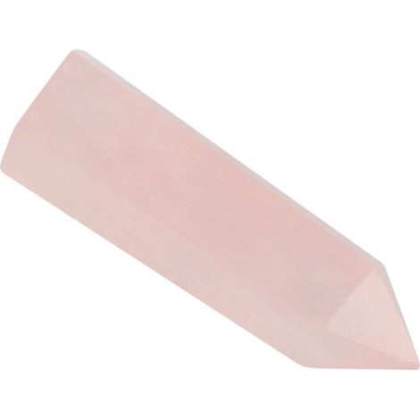 Natürlicher sechseckiger Zauberstab aus rosa Fluoritquarzkristall zur Dekoration (6-7 cm) (1/5)