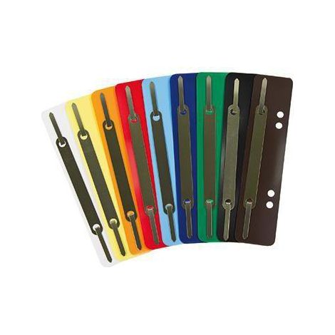 Soennecken Heftstreifen 3192 PP Metalldeckl. sortiert 250 St./Pack. (1/4)
