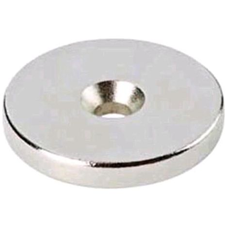 CALAMITA IN NEODIMIO TONDA C/FORO Ø20X3MM- MAURER 51851