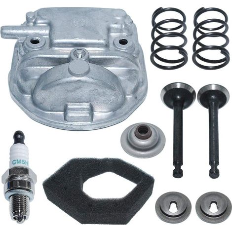 Ensemble de tige de retenue de ressort de soupape de couvre-culasse compatible moteur Honda GX25 HHT25S remplacer 12310-Z0H-010 (1/5)
