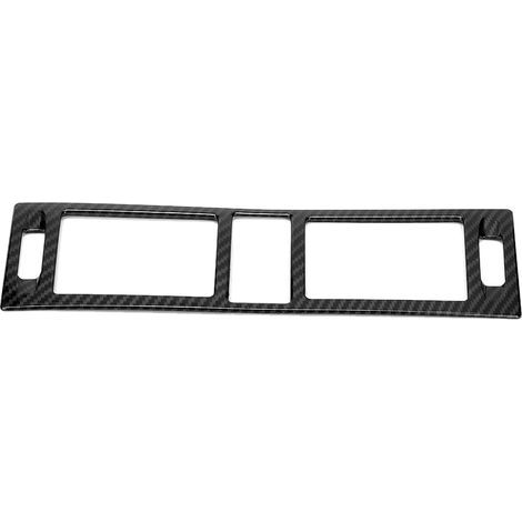 Carbon Fiber Style Center Console Air Vent Trim Cover Compatible with Mercedes Benz Classe C W204 2007-2010 (1/5)