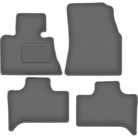 Alfombrillas de terciopelo color grafito para BMW X5 E53 2WD (1999-2006).