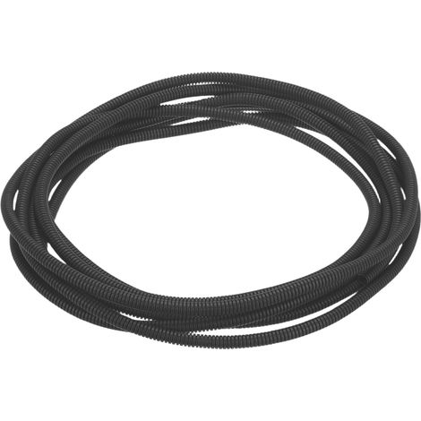 Gaine Fendue pour Câbles 1/4"(6.5mm) DI 20FT(6m) Gaine Protectrice Résistante À La Chaleur Et Au Froid -40F À 257F Conduit Flexible en Plastique Électriques, Noir (1/5)