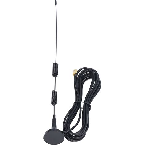 Antenne à ventouse GSM 2 Helix magnétique étanche pour extérieur, connecteur SMA mâle, transmission du signal GPRS