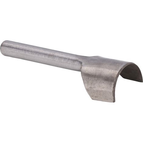 Poinçon demi-rond en acier, forme arquée, pour embouts de ceinture, idéal pour le travail du cuir et les travaux manuels (35 mm). (1/5)