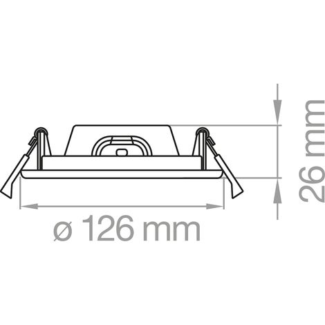 Faro Led Tondo 9W 230V Tricolo ( Lampo Cod. Stled9Wmc )