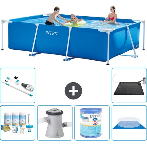 Intex Piscine Tubulaire Rectangulaire - 300x200x75 cm - 7-pièces S30211 (1/5)