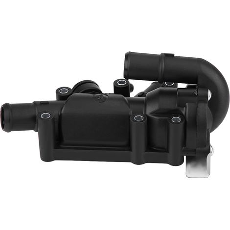 Boîtier de thermostat avec sortie d'eau pour moteur Ford Fiesta V 1.3, pièce de rechange refroidissement, logement complet, adaptable, remplacement facile. (1/5)