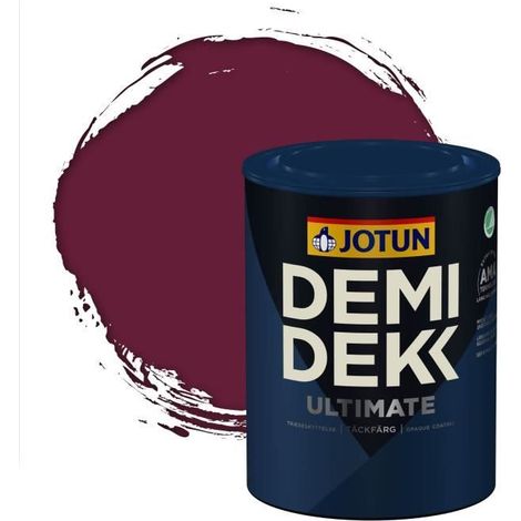 Peinture Bois - DEMI DEKK ULTIMATE - Satinée - RAL 4004 - 0,75L - Violet Bordeaux (1/2)