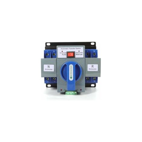 2P 63A Doppel-Automatikschalter – 220V Spannung – Schutzart IP63 – Umschaltzeit ≤2S – Wandmontage (1/4)
