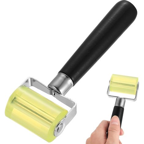 1 Andruckwalze, Gummiwalze, 48-mm-Walze, Gummiwalze, Druckwalze, Silikon-Nähwalze, Tapetenwalze, Walze