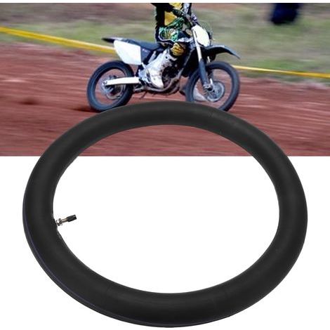Chambre à air 2.50‑17 pour moto 110cc 125cc 140cc avec valve droite en caoutchouc (1/5)