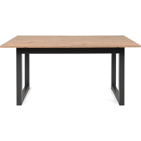 Table a manger extensible 160-200 cm - Decor chene sonoma et anthracite - DENVER (1/5)