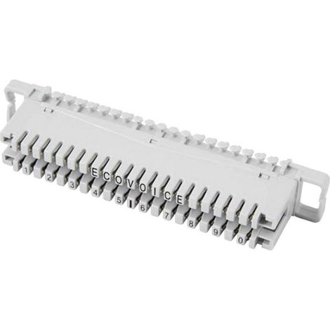 BLOC LSA SÉRIE 2 EFB ELEKTRONIK 46006.1F BORNE DE RACCORDEMENT 2/10, AVEC CODE COULEUR 10 PAIRES CONDITIONNEMENT: 1 PC( (1/2)