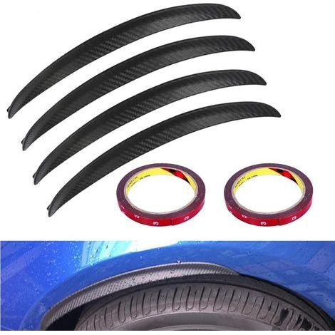 Prolunghe universali per passaruota in fibra di carbonio da 33 cm, protezione e decorazione per i passaruota (4 pezzi) (1/5)