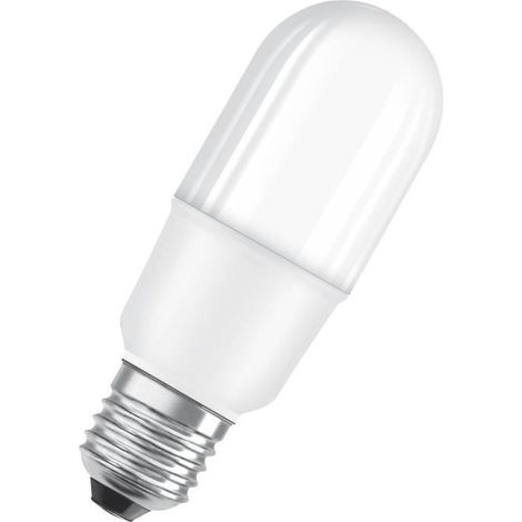 Stick LED E27 dépoli avec radiateur 10 watt (eq. 77 watt) - Couleur - Blanc neutre 4000°K (1/3)