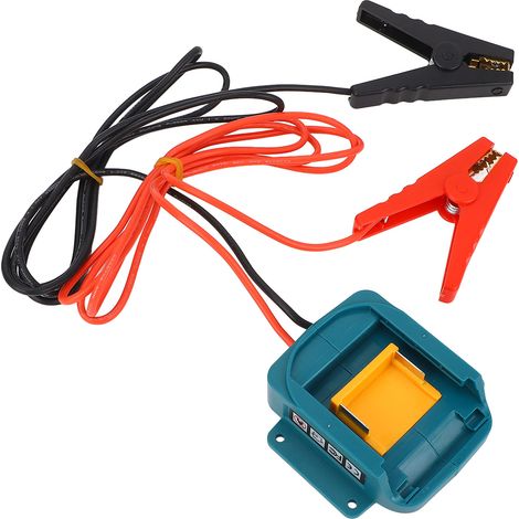 Adaptateur de démarrage de voiture portable en plastique ABS pour câbles de démarrage automobiles compatibles avec les modèles BL1815, BL1820, BL1830, BL1840, BL1850, BL1860, BL1845 et BL1890 (1/5)