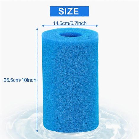Filtre éponge lavable de type B pour piscine, cartouche filtrante en mousse réutilisable pour piscine, compatible avec In-T (1/5)
