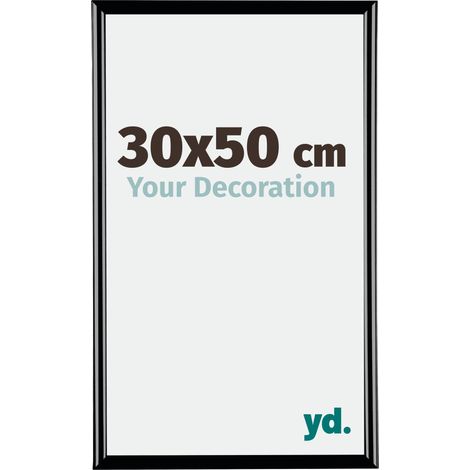 yd. - Cadre photo 30x50 - Noir Brillant - Plastique - Bordeaux (1/5)