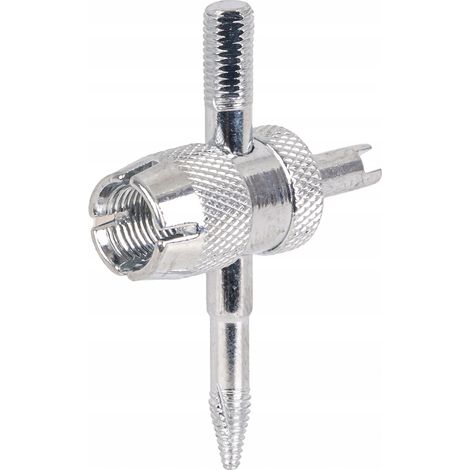Llave para válvulas, macho de roscar, destornillador, calibrador, 4 en 1 amio-04471 (1/5)