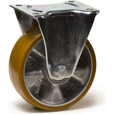 Roulette fixe diamètre 160 mm polyuréthane FORTHANE® - 400Kg (1/2)