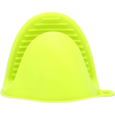 Gants de cuisine en silicone résistant à la chaleur pour four et cuisson - Vert (1/5)