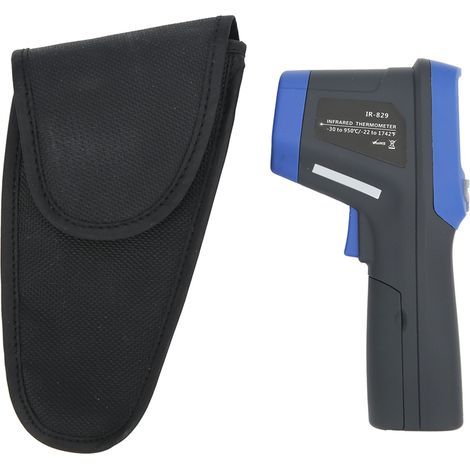 Thermomètre infrarouge industriel IR-829 sans contact (livré sans pile) (1/5)