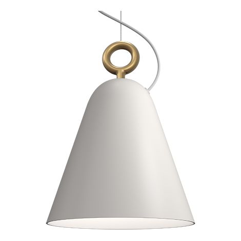 Bella Dome Suspension Plafonnier Blanc Antique 1x E27