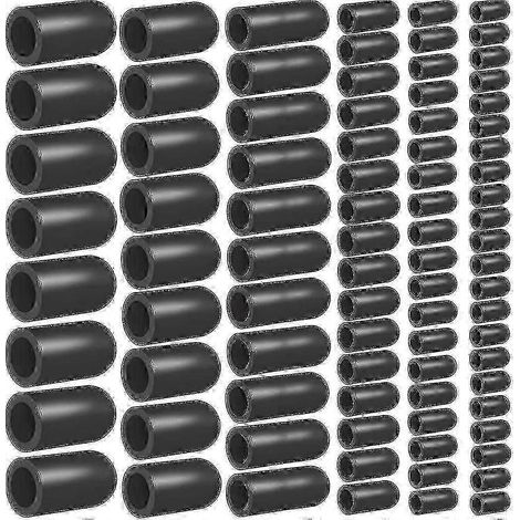 80 bouchons de tuyau à dépression, assortiment de connecteurs 6 tailles, bouchon en caoutchouc noir, pièces de rechange Topomatic pour bouchons de dépression de carburateur, collecteur d'admission