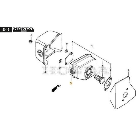 ORIGINAL STIGA SCHALLDÄMPFER – 118552076/0