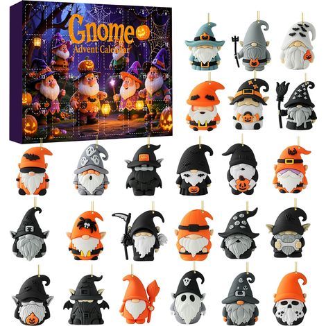 Halloween-Kobold-Überraschungsbox, Adventskalender, Acryl-Weihnachtsbaumschmuck (Typ A) (1/5)