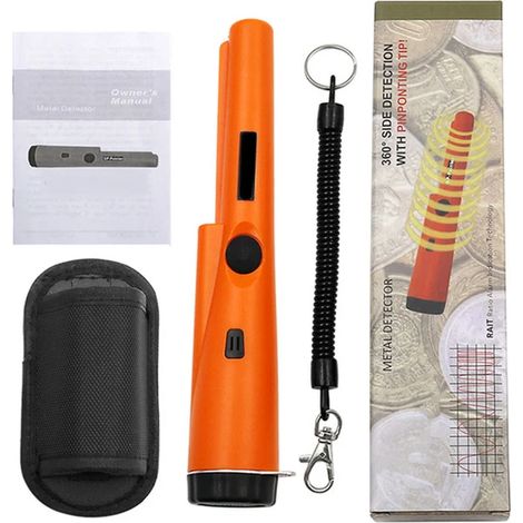 Détecteur Professionnel de Métaux, Appareil Portable et Étanche avec Pointeur, Pièces de Monnaie en Métal et Or (1/5)