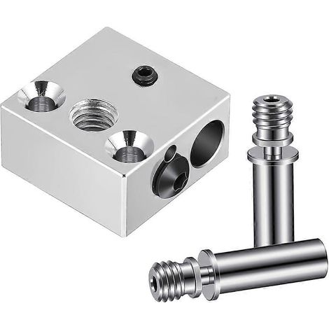 1 Hochtemperatur-Heizblock aus CR-10-beschichtetem Kupfer, 2 Wärmebrückenrohre aus Titanlegierung